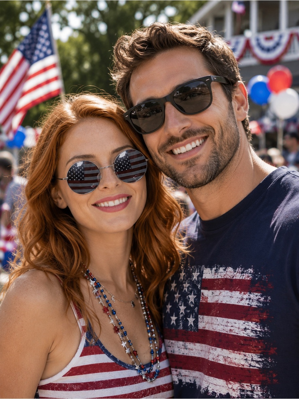 American Flag Sunglasses